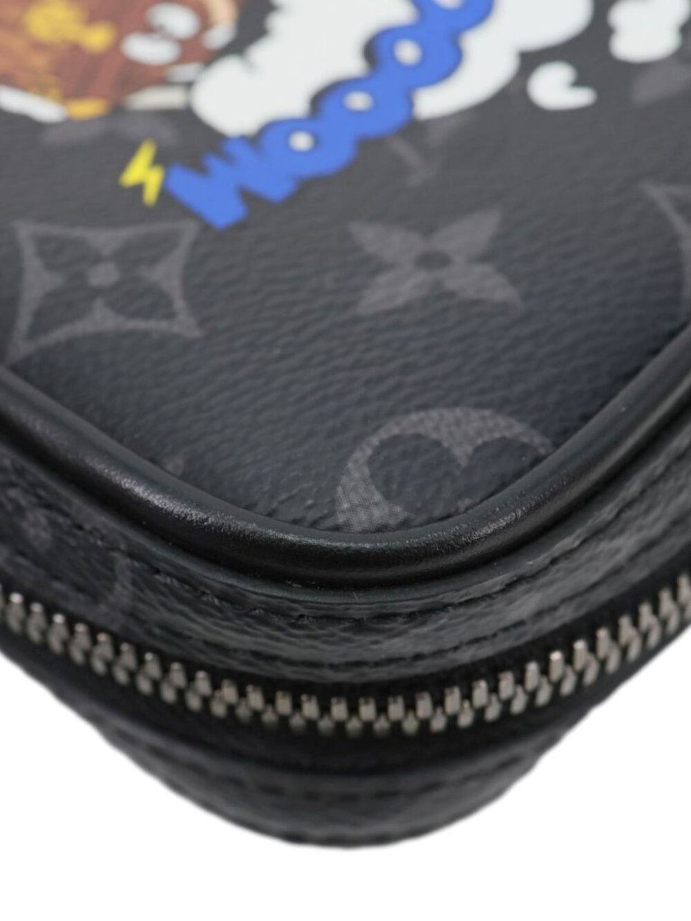Louis Vuitton  Danube PPM Comic Trunk Printed Monogram Eclipse Canvas Shoulder - Picture 8 of 13